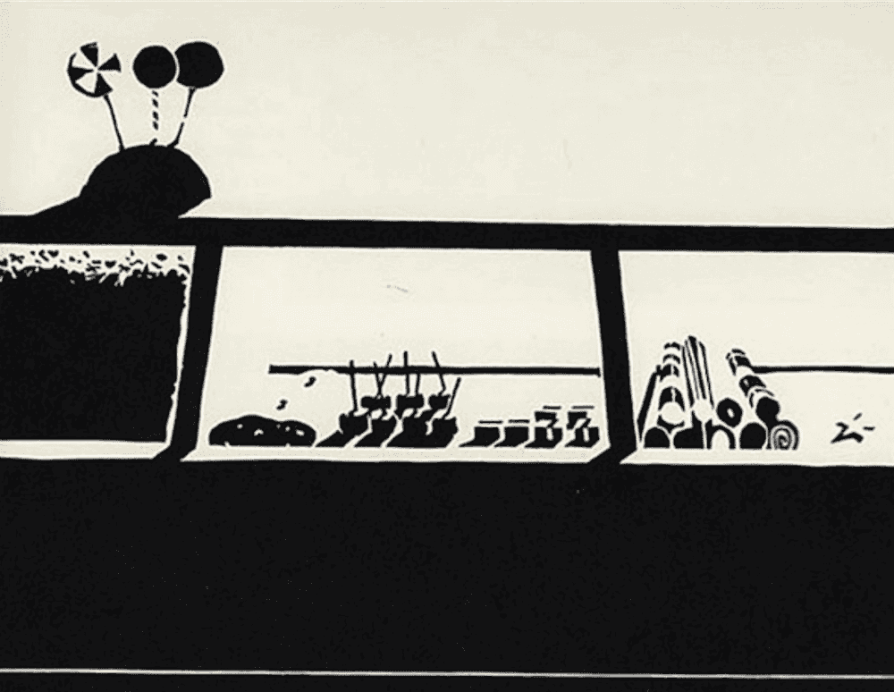 Wayne Thiebaud, ‘Candy Counter’, 1970, Print, Linocut, null, Numbered
