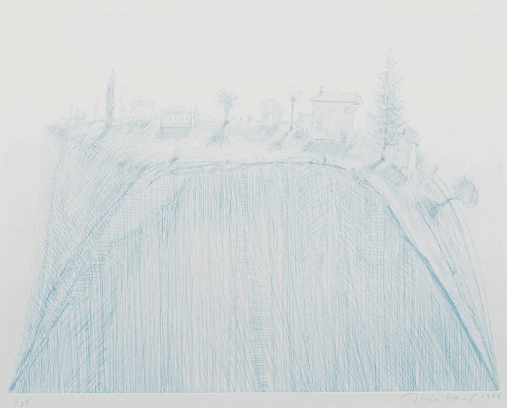 Wayne Thiebaud, ‘Estate II’, 1998, Print, Etching and drypoint, null, 