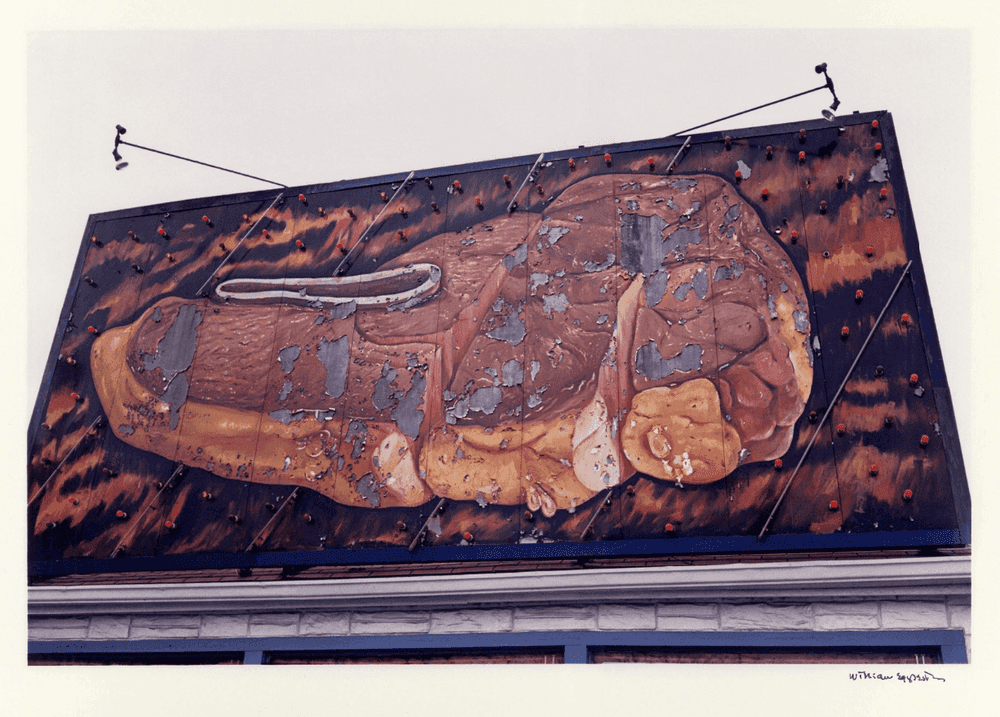 William Eggleston, ‘Steak Billboard, Memphis, TN’, 1973, Print, Dye Transfer Print, null, Numbered, Dated