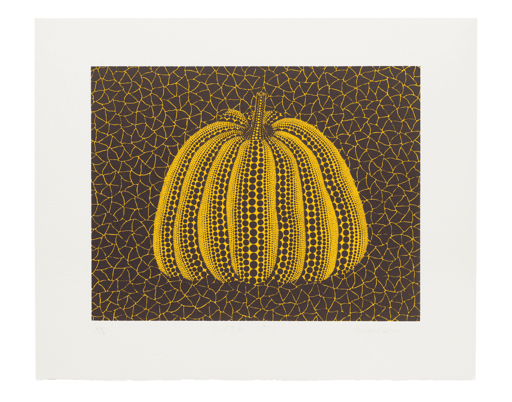 Yayoi Kusama, ‘Pumpkin (YY)’, 1996, Print, Screenprint in colours on Arches wove paper, Okabe Gallery, Numbered, Dated