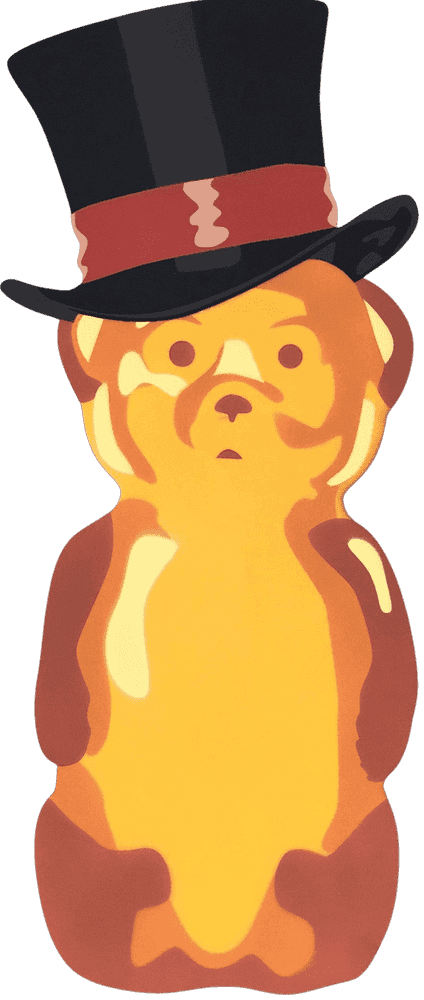 fnnch, ‘Fancy Bear’, 2024, Sculpture, Spray paint on cut maple plywood, null, Numbered