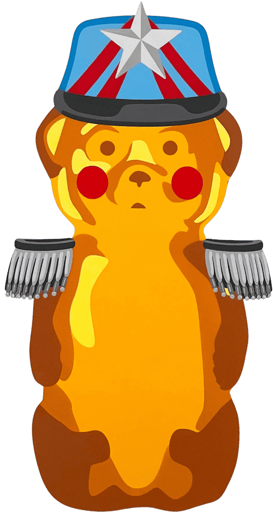 fnnch, ‘Nutcracker Bear’, 2021, Sculpture, Spray paint on cut maple plywood, null, Numbered