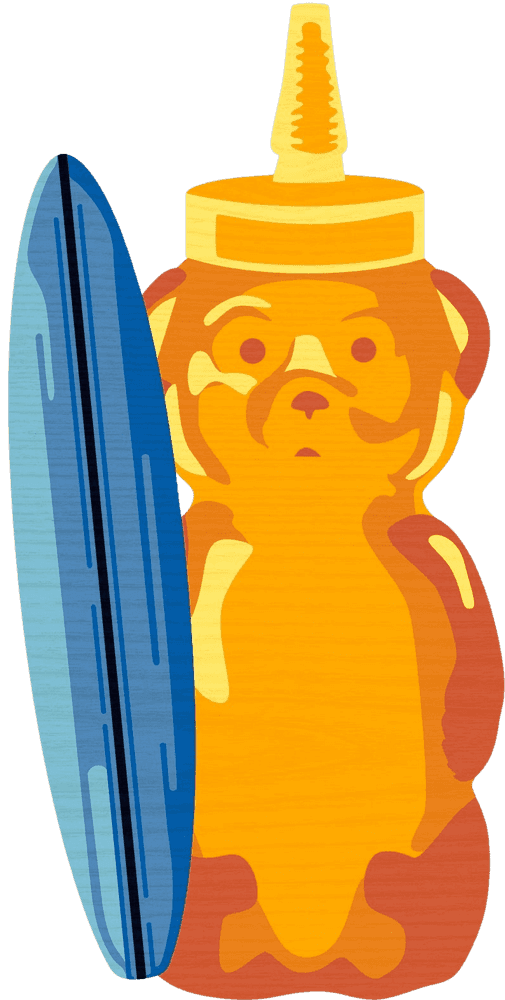 fnnch, ‘Surfer Bear’, 2021, Sculpture, Spray paint on cut maple plywood, null, Numbered
