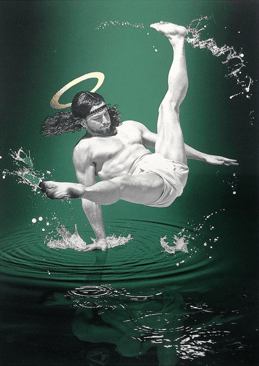 Breakdancing Jesus - On Water