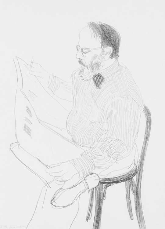 Henry Reading The Newspaper