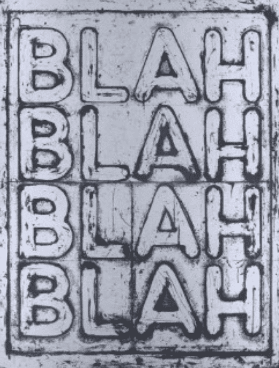 Blah Blah Blah ( Inverse)