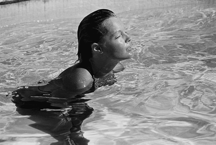 Romy Schneider in the Pool