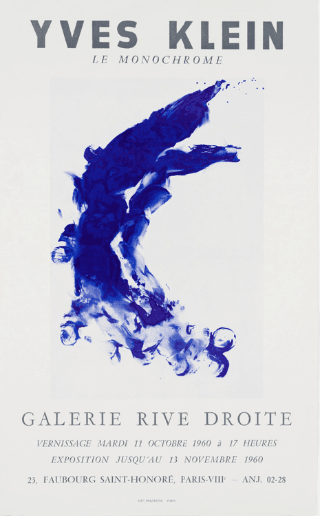 Yves Klein le Monochrome