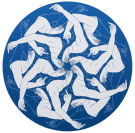 Circle in Blue