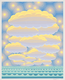 Daylight Stars and Clouds