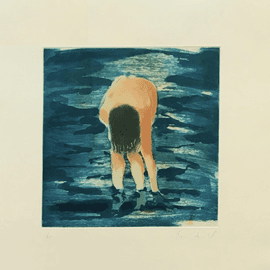 Boy in Blue Water