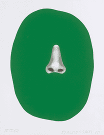 Nose,Silhouette - Green