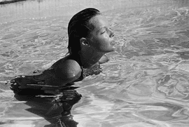 Romy Schneider in the Pool