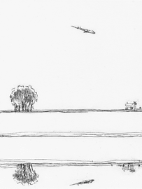 River and Airplane