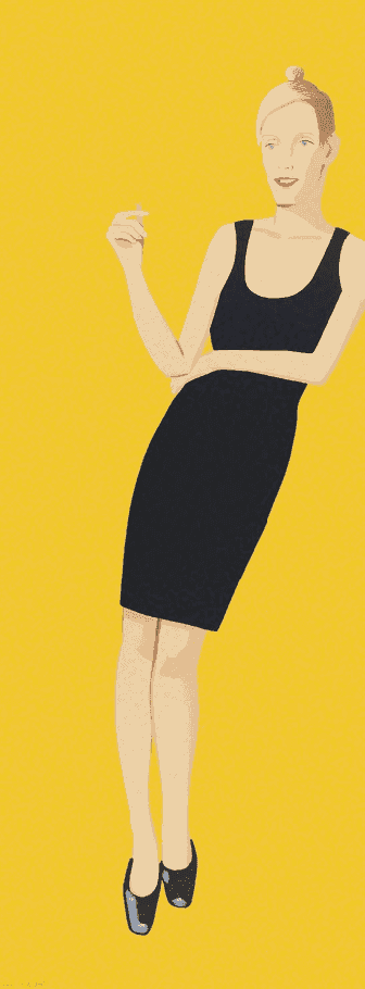 Alex Katz, ‘Black Dress (Oona)’, 2015, Print, Silkscreen, null, Numbered