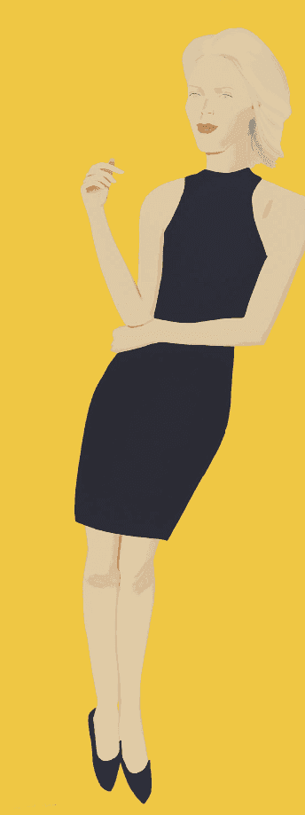 Alex Katz, ‘Black Dress (Ruth)’, 2015, Print, Silkscreen, null, Numbered
