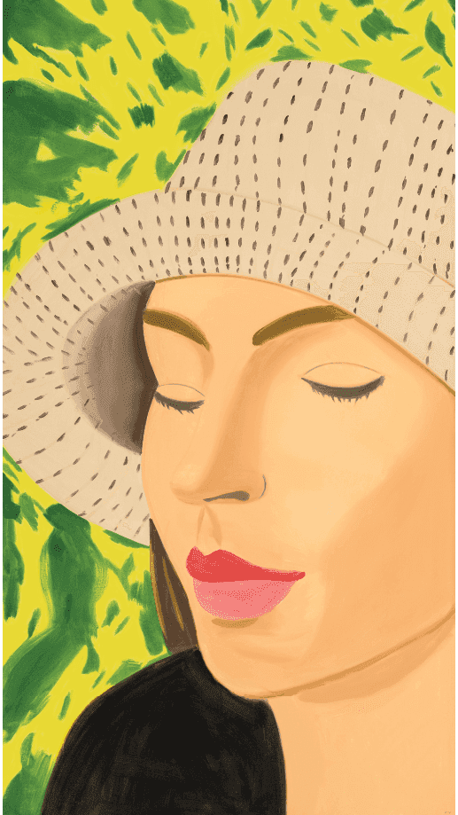 Alex Katz, ‘Straw Hat III’, 2022, Print, Archival pigment ink on Innova Etching Cotton Rag 315 gsm fine art paper, null,