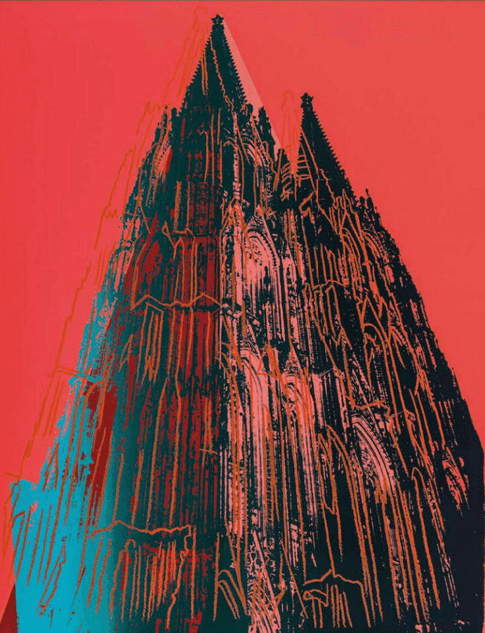 Andy Warhol, ‘Cologne Cathedral (FS II.361)’, 1985, Print, Screenprint with diamond dust on Lenox Museum Board, Hermann Wünsche, Numbered