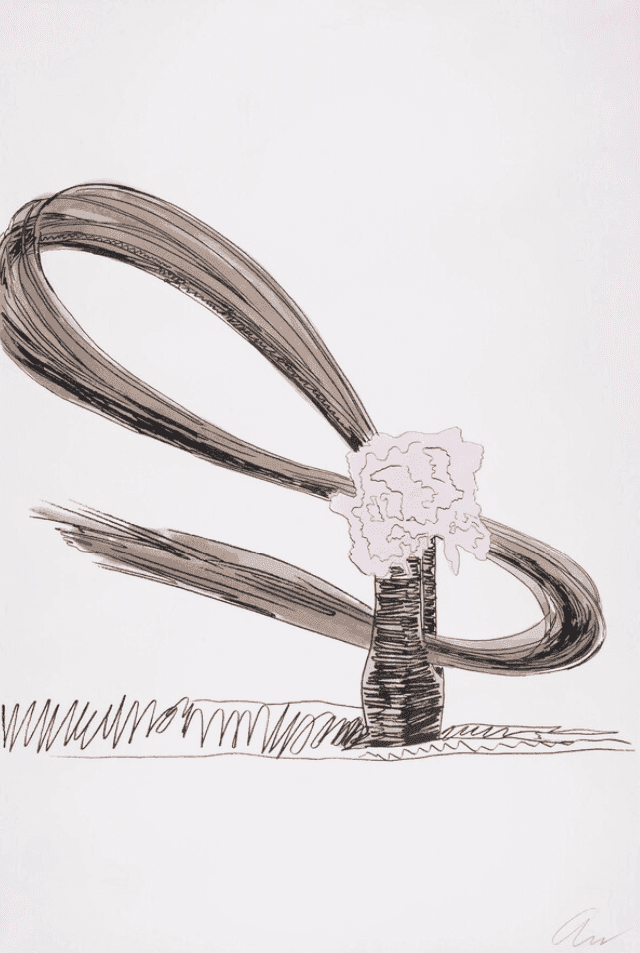 Andy Warhol, ‘Flowers Hand-Colored (FS II.117)’, 1974, Print, Screenprint hand-colored with Dr. Martin’s aniline watercolor dyes on Arches paper and J. Green paper, Peter M. Brand, Castelli Graphics, and Multiples, Inc., Numbered, Dated