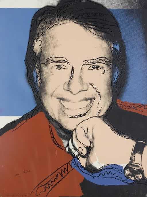 Andy Warhol, ‘Jimmy Carter II (Signed by Andy Warhol and Jimmy Carter) (FS II.151)’, 1976, Print, Screenprint on Strathmore Bristol Paper, null, Numbered