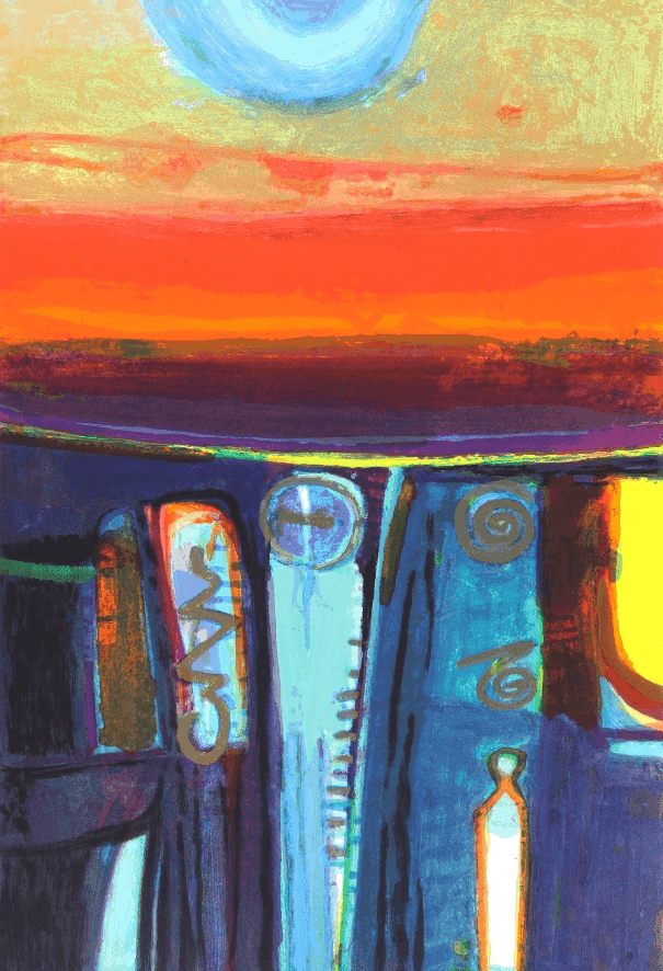 Barbara Rae, ‘Red Sky’, 2021, Print, Silkscreen, null,
