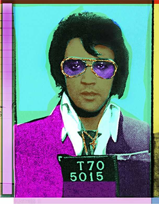 Batik, ‘Elvis (Gold)’, 2024, Print, Archival Pigment Pop Art Print, null, Numbered