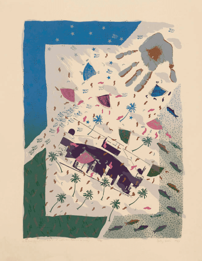 Betye Saar, ‘LA Energy’, 1983, Print, Lithograph in colors, null, Numbered, Dated