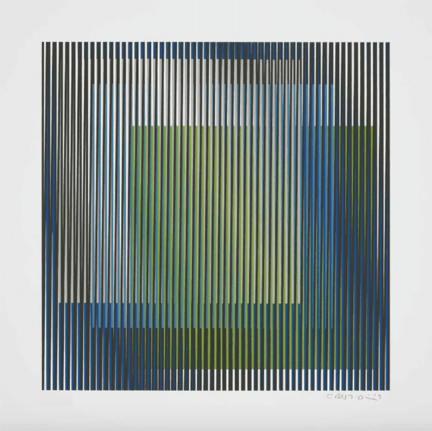 Carlos Cruz-Diez, ‘Induction Chromatique à Double Fréquence II’, 2019, Print, Screenprint in colors, null, Numbered
