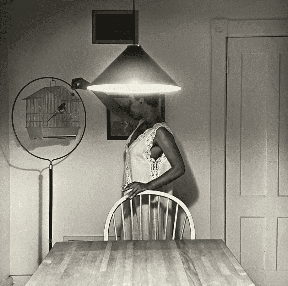 Carrie Mae Weems, ‘Woman Feeding Bird’, 2022, Print, Photographic print on Hahnemühle paper + hardcover book, null, Numbered
