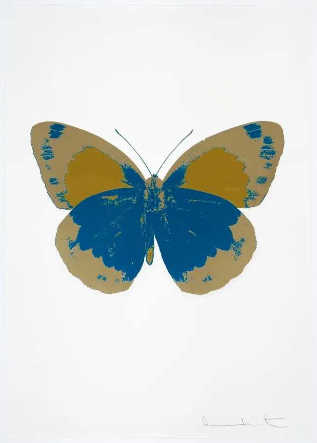 Damien Hirst, ‘The Souls II - Turquoise - Cool Gold - Oriental Gold’, 2010, Print, 2 colour foil block on 300gsm Arches 88 archival paper., Paul Stolper and Other Criteria, Numbered