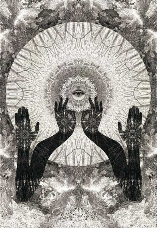 Dan Hillier, ‘Temple Of The Way of Light’, 2015, Print, Hand-pulled screen print on 300gsm Somerset soft-white smooth paper, null,