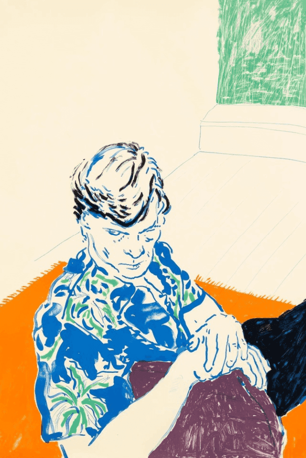 David Hockney, ‘Joe With Green Window’, 1980, Print, Hand-finished lithograph, null, Numbered