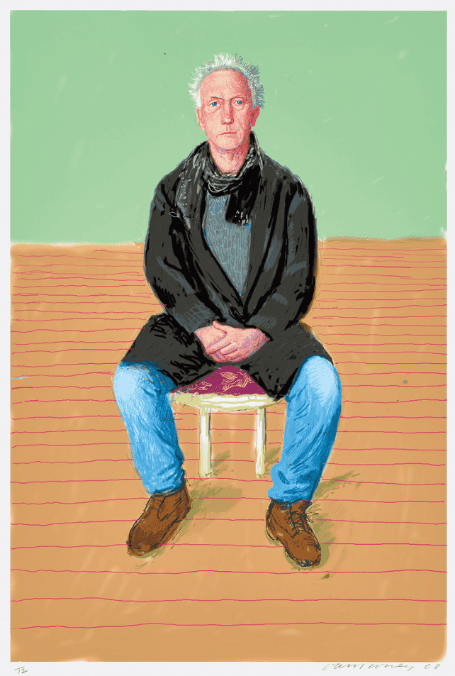 David Hockney, ‘Maurice Payne’, 2008, Print, Digital reproduction, null, Numbered
