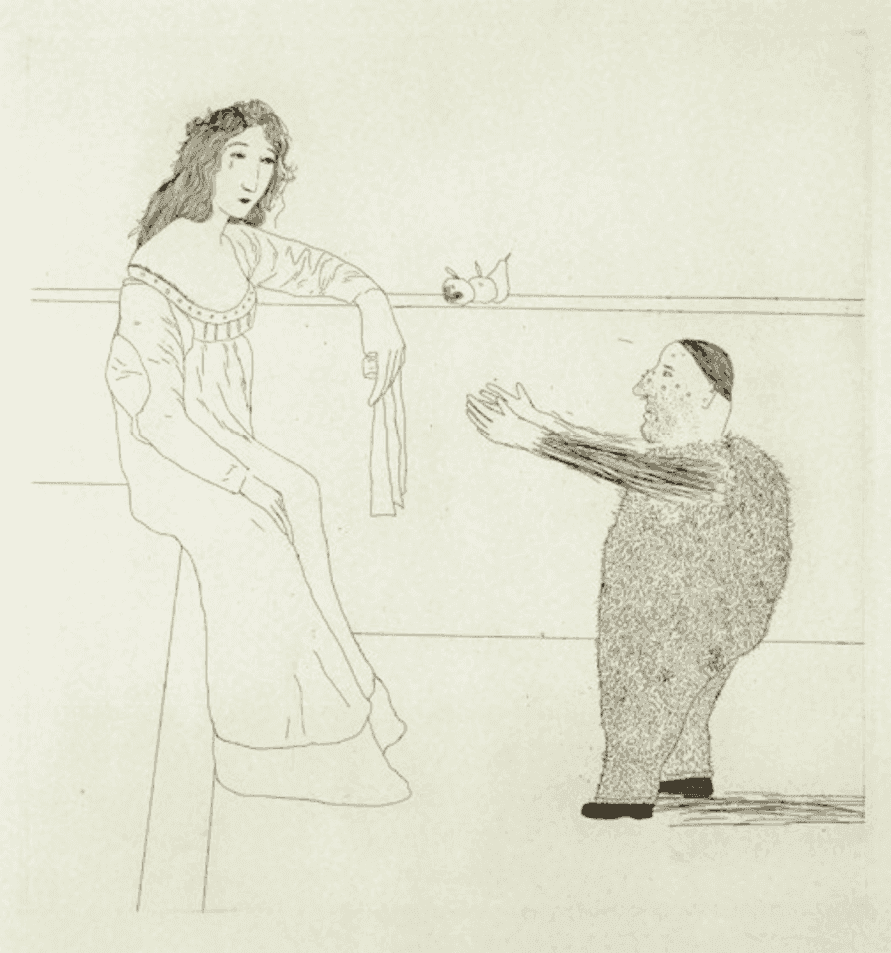 David Hockney, ‘Pleading For The Child’, 1969, Print, Copperplate etching, null, Numbered