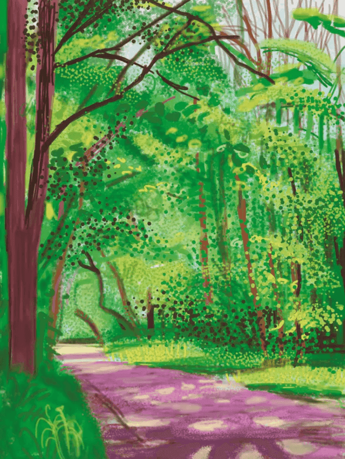 David Hockney, ‘The Arrival Of Spring In Woldgate East Yorkshire 28th April 2011’, 2011, Print, Digital edition, null, Numbered