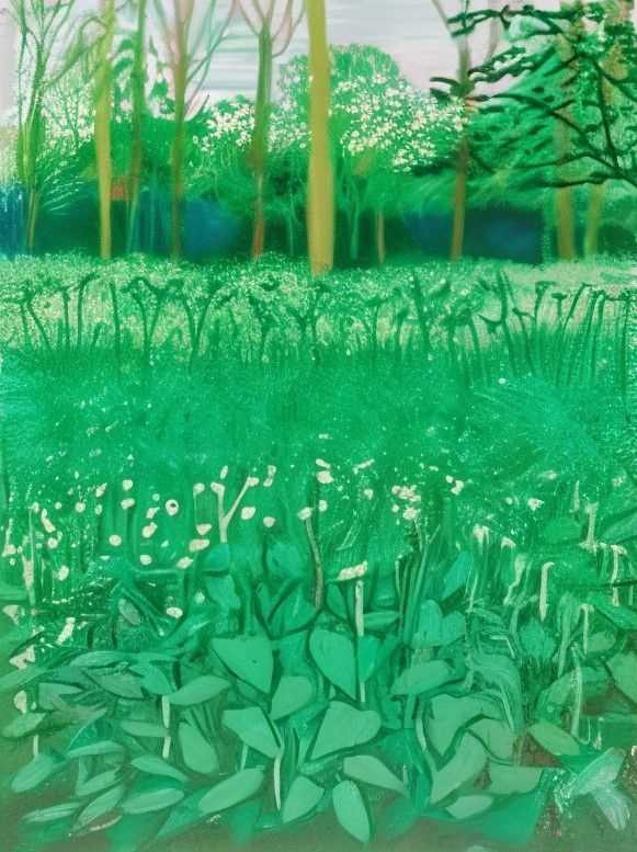 David Hockney, ‘The Arrival Of Spring In Woldgate East Yorkshire 6th May 2011’, 2011, Print, Digitally produced work, null, Numbered