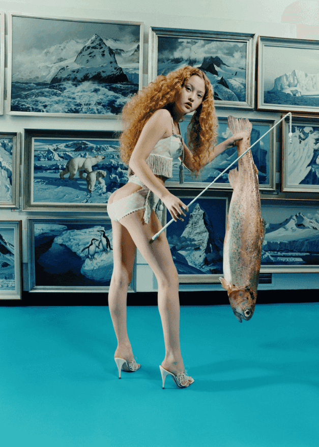 David LaChapelle, ‘Fish Stick -Devon Aoki in Agent Provocateur’, 1998, Print, Chromogenic Print, null, Numbered