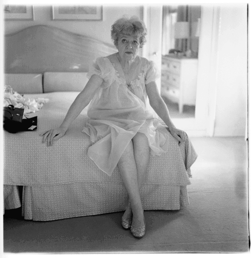 Diane Arbus, ‘Woman in Her Negligee, NYC’, 1966, Print, Gelatin silver print, null, Numbered