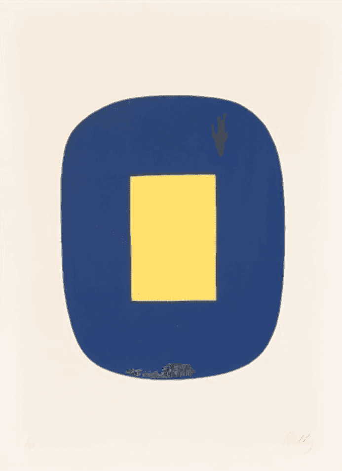 Ellsworth Kelly, ‘Blue and Yellow’, 1965, Print, Lithograph, null, Numbered