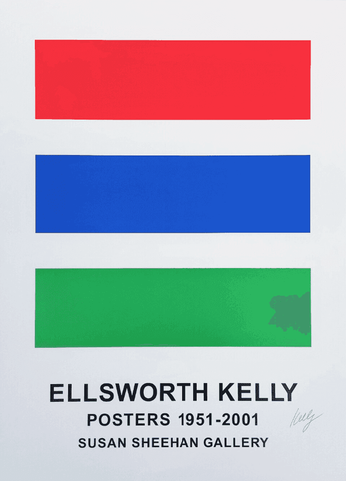 Ellsworth Kelly, ‘Susan Sheehan Gallery’, 2001, Print, Lithograph, Exhibition Poster, Susan Sheehan Gallery, Numbered