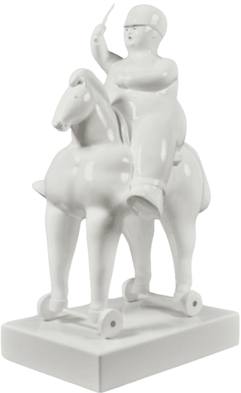 Fernando Botero, ‘Pedro on a Horse’, 1977, Sculpture, Painted epoxy, null,