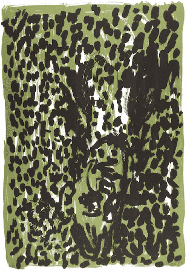 Georg Baselitz, ‘Grüne’, 1992, Print, Lithograph on rag paper, Galerie Klüser , Numbered, Dated