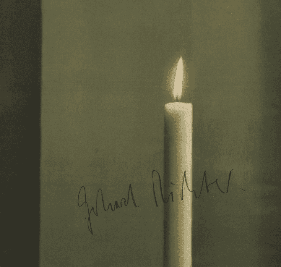 Gerhard Richter, ‘Kerze I (Candle I)’, 1988, Print, Offset lithograph on paper, null, Dated
