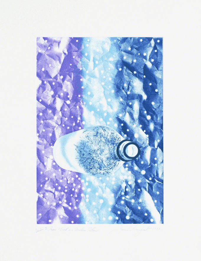 James Rosenquist, ‘Paper Head on a Nuclear Pillow’, 1982, Print, 5 color aquatint, Gemini G.E.L., Numbered, Dated