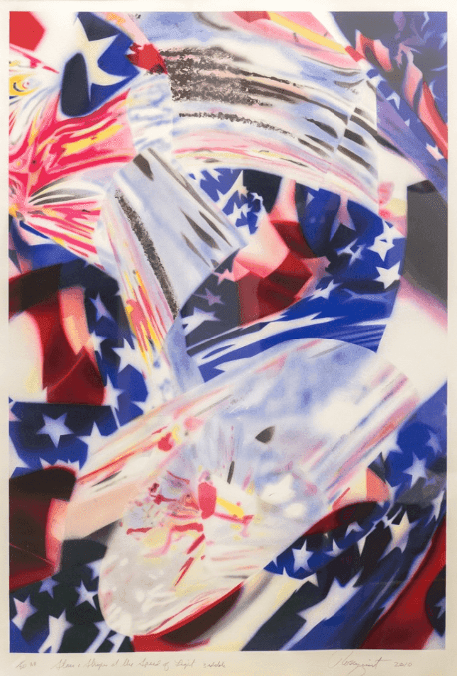 James Rosenquist, ‘Stars and Stripes at the Speed of Light’, 2010, Print, Lithograph, null, Numbered, Dated