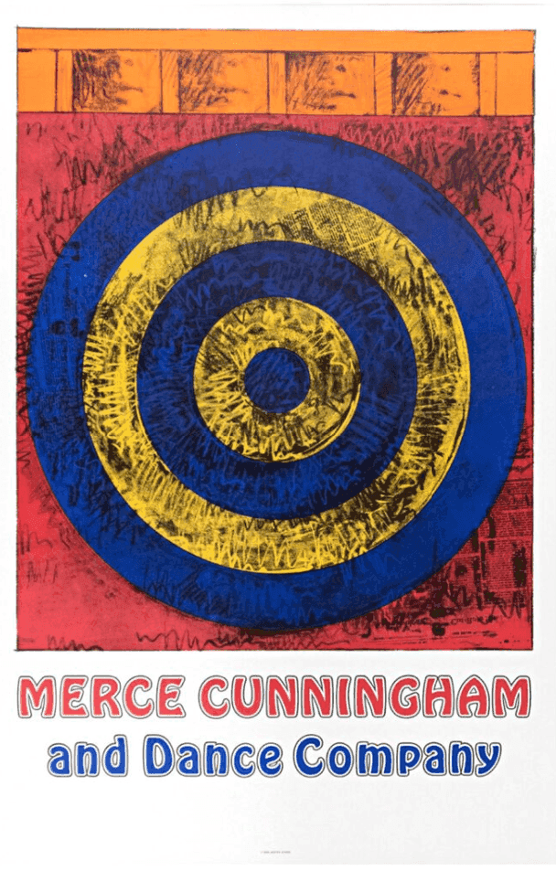 Jasper Johns, ‘Target with Four Faces’, 1968, Print, Original 1960s offset lithograph poster, Merce Cunningham Dance, Co. and Jasper Johns,
