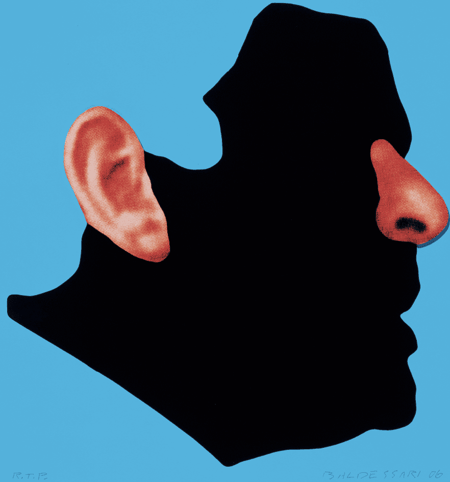 John Baldessari, ‘Profile with Ear and Nose (Color)’, 2006, Print, 2-layer, 7-color screenprint construction (mounted to Sintra and hand cut), framed, Gemini G.E.L., Numbered, Dated