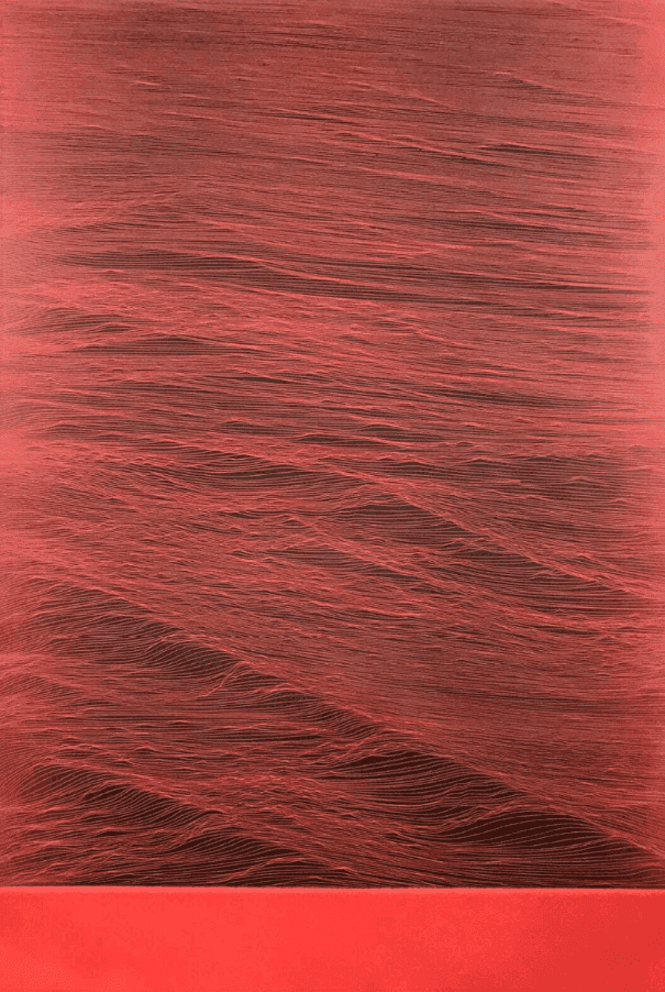 Juan Escudero, ‘Mar Negro Rojo’, 2022, Print, Etching on Awagami Mingueishi paper, null, Numbered