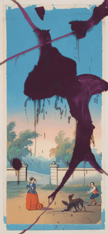 Julian Schnabel, ‘The Sky is Falling III’, 2018, Print, Silkscreen and carbon print on fibre paper, Geuer & Geuer Art, Numbered