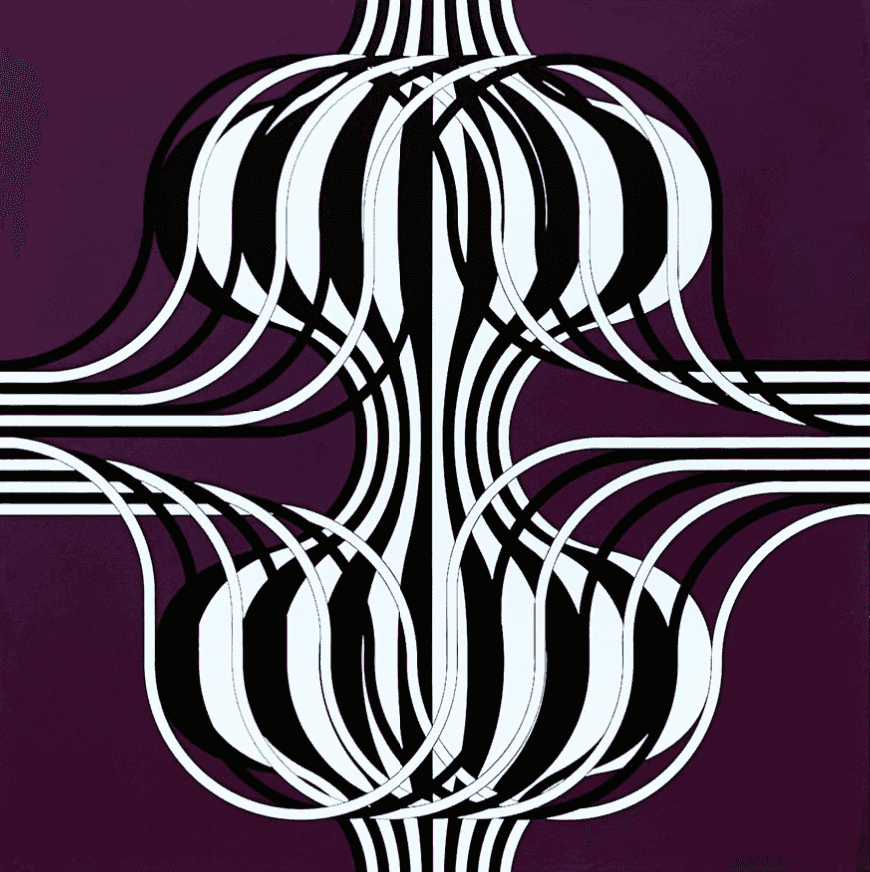 Julio Le Parc, ‘Larga Marcha, IV Bifucraciones IX’, 2021, Print, Lithograph, Poligrafa,